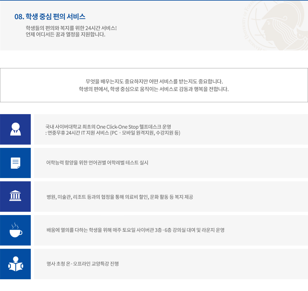 08. 학생 중심 편의 서비스 내용